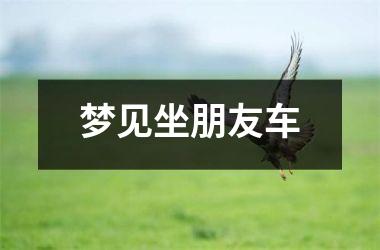 <h3>梦见坐朋友车