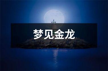 <h3>梦见金龙