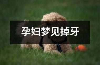 <h3>孕妇梦见掉牙