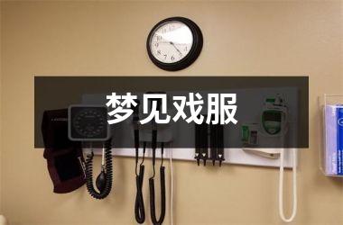 <h3>梦见戏服