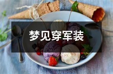 <h3>梦见穿军装