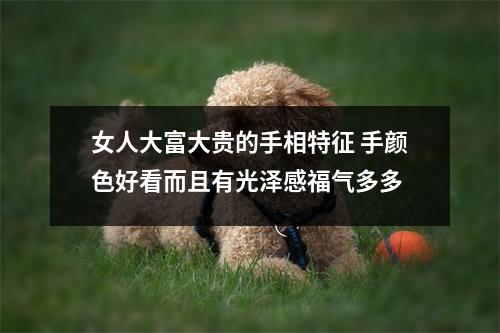 女人大富大贵的手相特征手颜色好看而且有光泽感福气多多