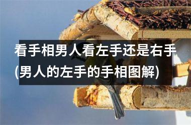 看手相男人看左手还是右手(男人的左手的手相图解)