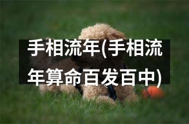 <h3>手相流年(手相流年算命百发百中)