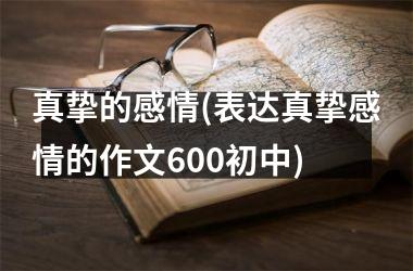 真挚的感情(表达真挚感情的作文600初中)