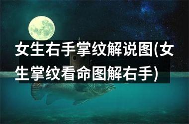 女生右手掌纹解说图(女生掌纹看命图解右手)