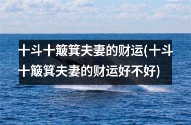 十斗十簸箕夫妻的财运(十斗十簸箕夫妻的财运好不好)
