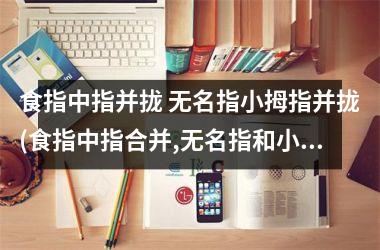 <h3>食指中指并拢 无名指小拇指并拢(食指中指合并,无名指和小拇指合并)