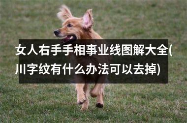 女人右手手相事业线图解大全(川字纹有什么办法可以去掉)