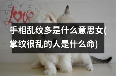 手相乱纹多是什么意思女(掌纹很乱的人是什么命)