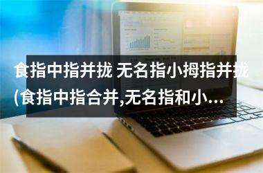 <h3>食指中指并拢 无名指小拇指并拢(食指中指合并,无名指和小拇指合并)