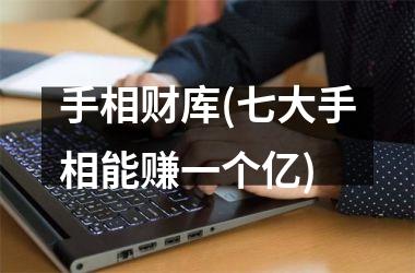 手相财库(七大手相能赚一个亿)