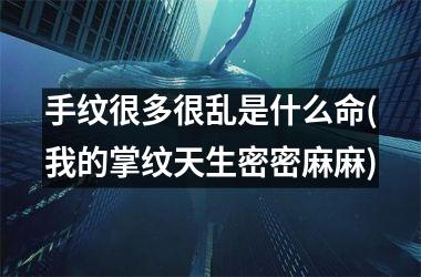 <h3>手纹很多很乱是什么命(我的掌纹天生密密麻麻)
