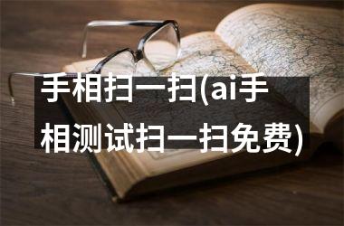 手相扫一扫(ai手相测试扫一扫免费)