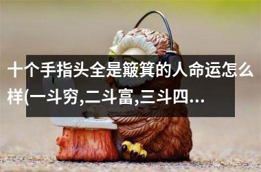 十个手指头全是簸箕的人命运怎么样(一斗穷,二斗富,三斗四斗卖豆腐)