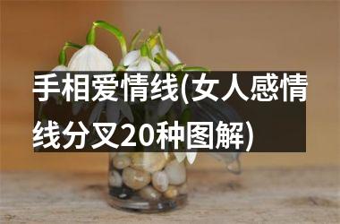 <h3>手相爱情线(女人感情线分叉20种图解)