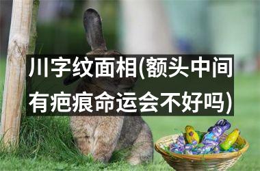 <h3>川字纹面相(额头中间有疤痕命运会不好吗)