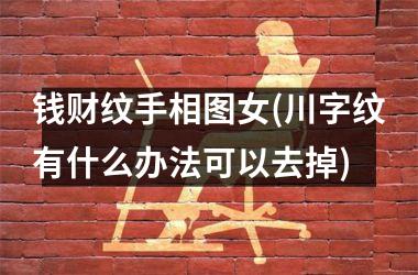钱财纹手相图女(川字纹有什么办法可以去掉)