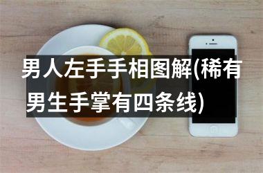 <h3>男人左手手相图解(稀有 男生手掌有四条线)