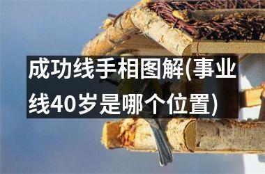 成功线手相图解(事业线40岁是哪个位置)