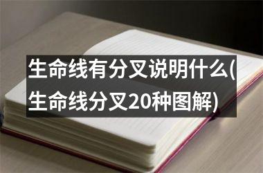 生命线有分叉说明什么(生命线分叉20种图解)