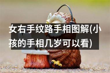 <h3>女右手纹路手相图解(小孩的手相几岁可以看)