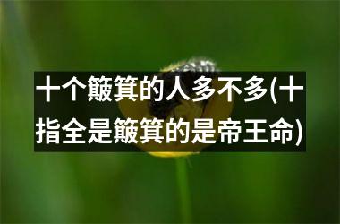 十个簸箕的人多不多(十指全是簸箕的是帝王命)