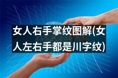 女人右手掌纹图解(女人左右手都是川字纹)