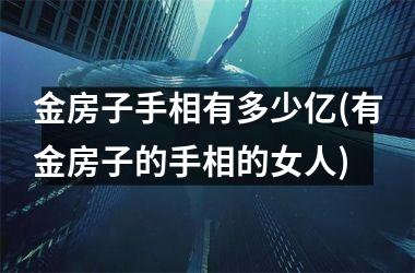 <h3>金房子手相有多少亿(有金房子的手相的女人)