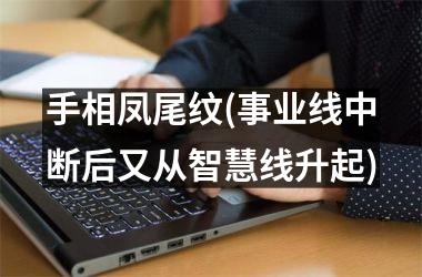 手相凤尾纹(事业线中断后又从智慧线升起)