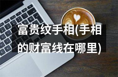 富贵纹手相(手相的财富线在哪里)