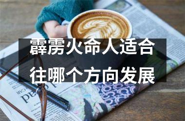 <h3>霹雳火命人适合往哪个方向发展