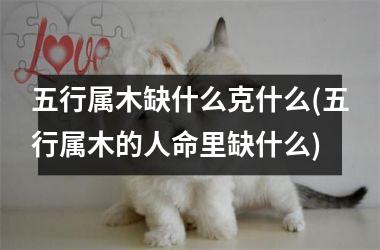 <h3>五行属木缺什么克什么(五行属木的人命里缺什么)