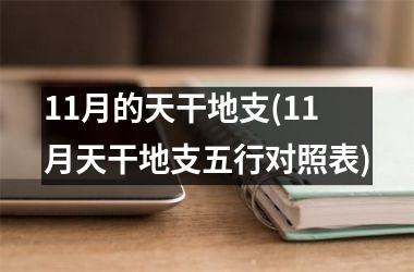 <h3>11月的天干地支(11月天干地支五行对照表)