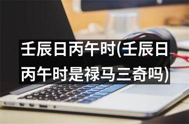 <h3>壬辰日丙午时(壬辰日丙午时是禄马三奇吗)