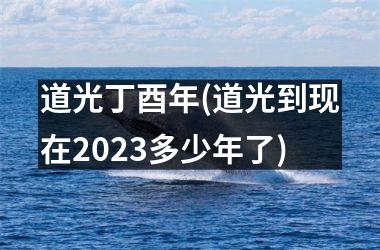 道光丁酉年(道光到现在2025多少年了)