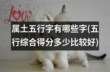 <h3>属土五行字有哪些字(五行综合得分多少比较好)