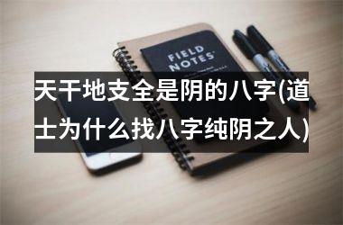 <h3>天干地支全是阴的八字(道士为什么找八字纯阴之人)