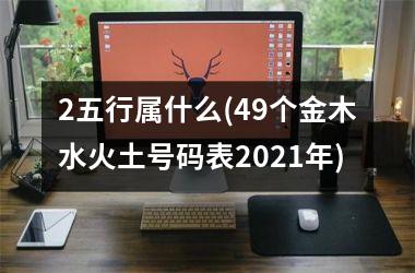 <h3>2五行属什么(49个金木水火土号码表2025年)