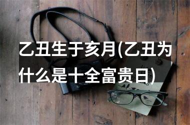 <h3>乙丑生于亥月(乙丑为什么是十全富贵日)