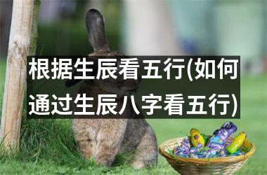 <h3>根据生辰看五行(如何通过生辰八字看五行)