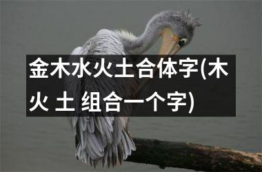 金木水火土合体字(木 火 土 组合一个字)