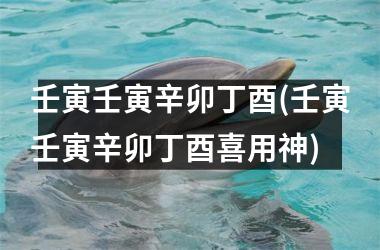 <h3>壬寅壬寅辛卯丁酉(壬寅壬寅辛卯丁酉喜用神)