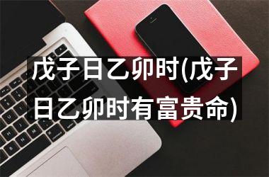 <h3>戊子日乙卯时(戊子日乙卯时有富贵命)