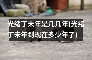 <h3>光绪丁未年是几几年(光绪丁未年到现在多少年了)