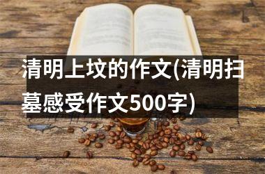 <h3>清明上坟的作文(清明扫墓感受作文500字)