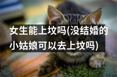<h3>女生能上坟吗(没结婚的小姑娘可以去上坟吗)