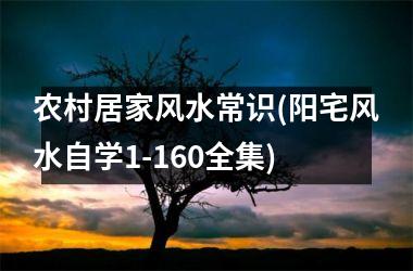 <h3>农村居家风水常识(阳宅风水自学1-160全集)