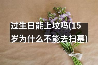 <h3>过生日能上坟吗(15岁为什么不能去扫墓)