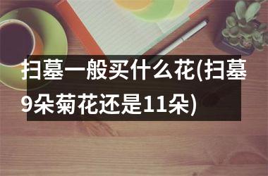 <h3>扫墓一般买什么花(扫墓9朵菊花还是11朵)